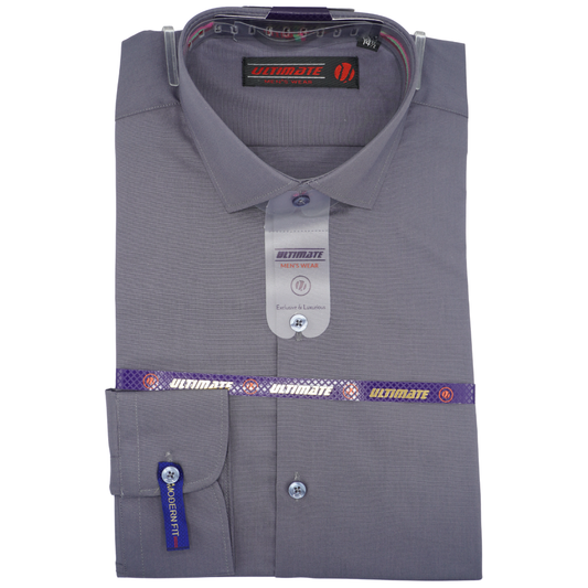 Grey color Men's Dress Shirt