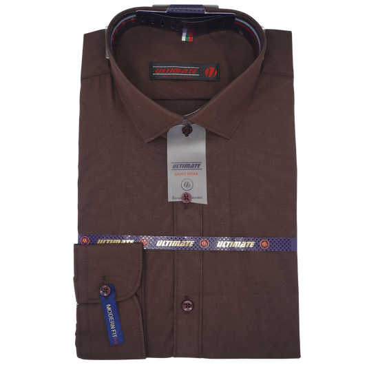 Brown color Men's dress shirt