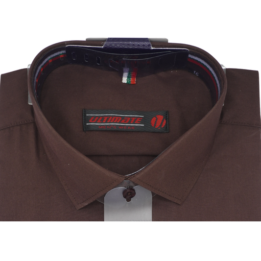 Brown color Men's dress shirt