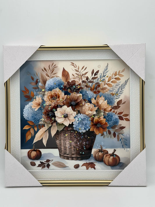 Flower Basket Beads Scenery 30x30