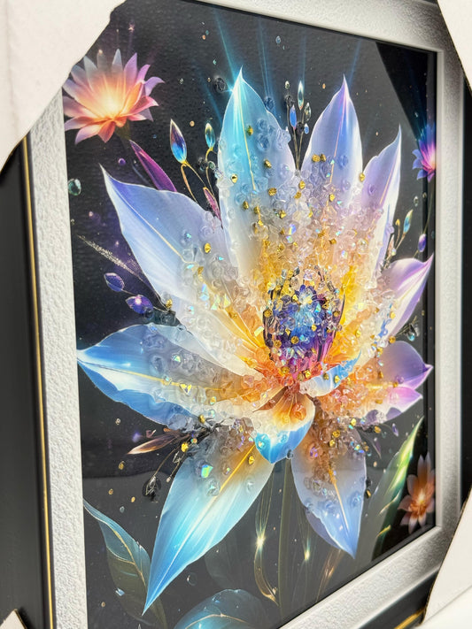 Crystal flower 30x30