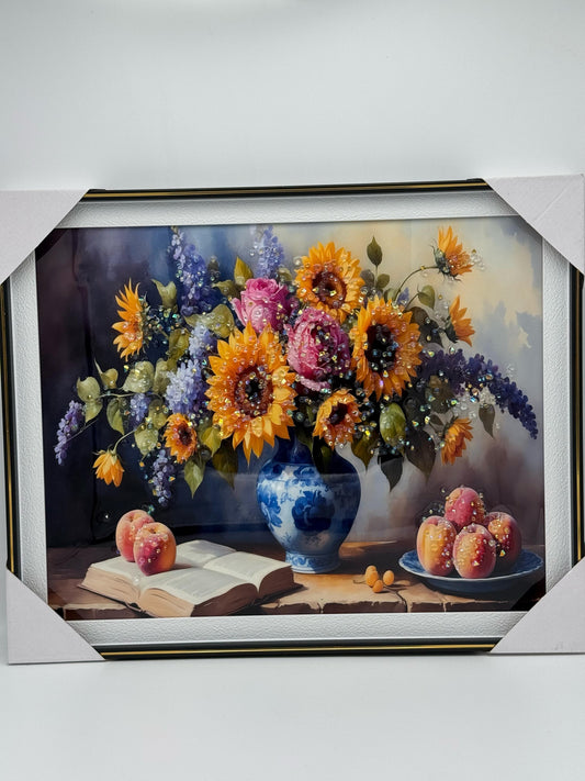 Sunflower Beads Scenery 40x50