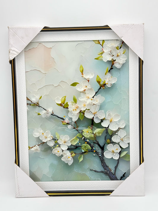Jasmine Flowers Beads Scenery 30x40