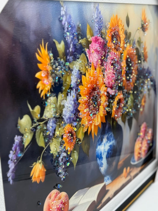 Sunflower Beads Scenery 40x50