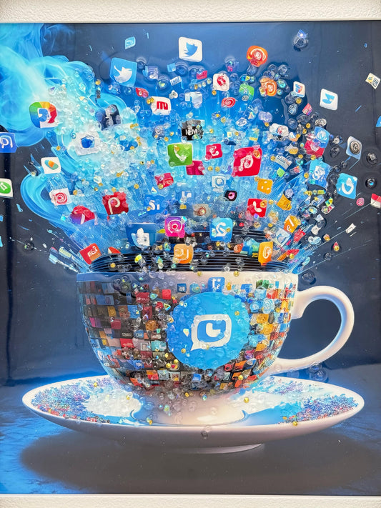 Social Media Cup Scenery 40x40