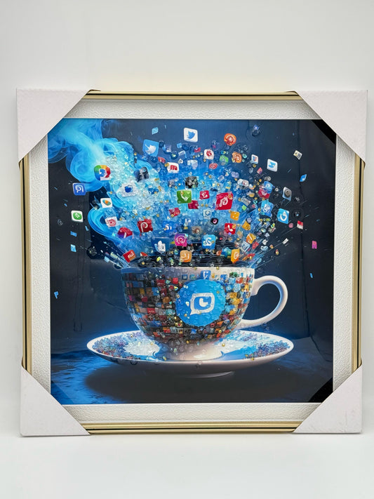 Social Media Cup Scenery 40x40