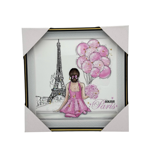 Girl In Paris 30x30